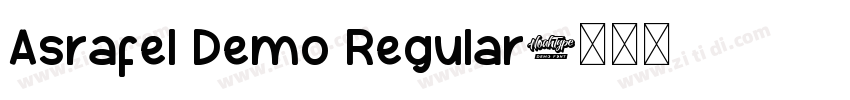 Asrafel Demo Regular字体转换